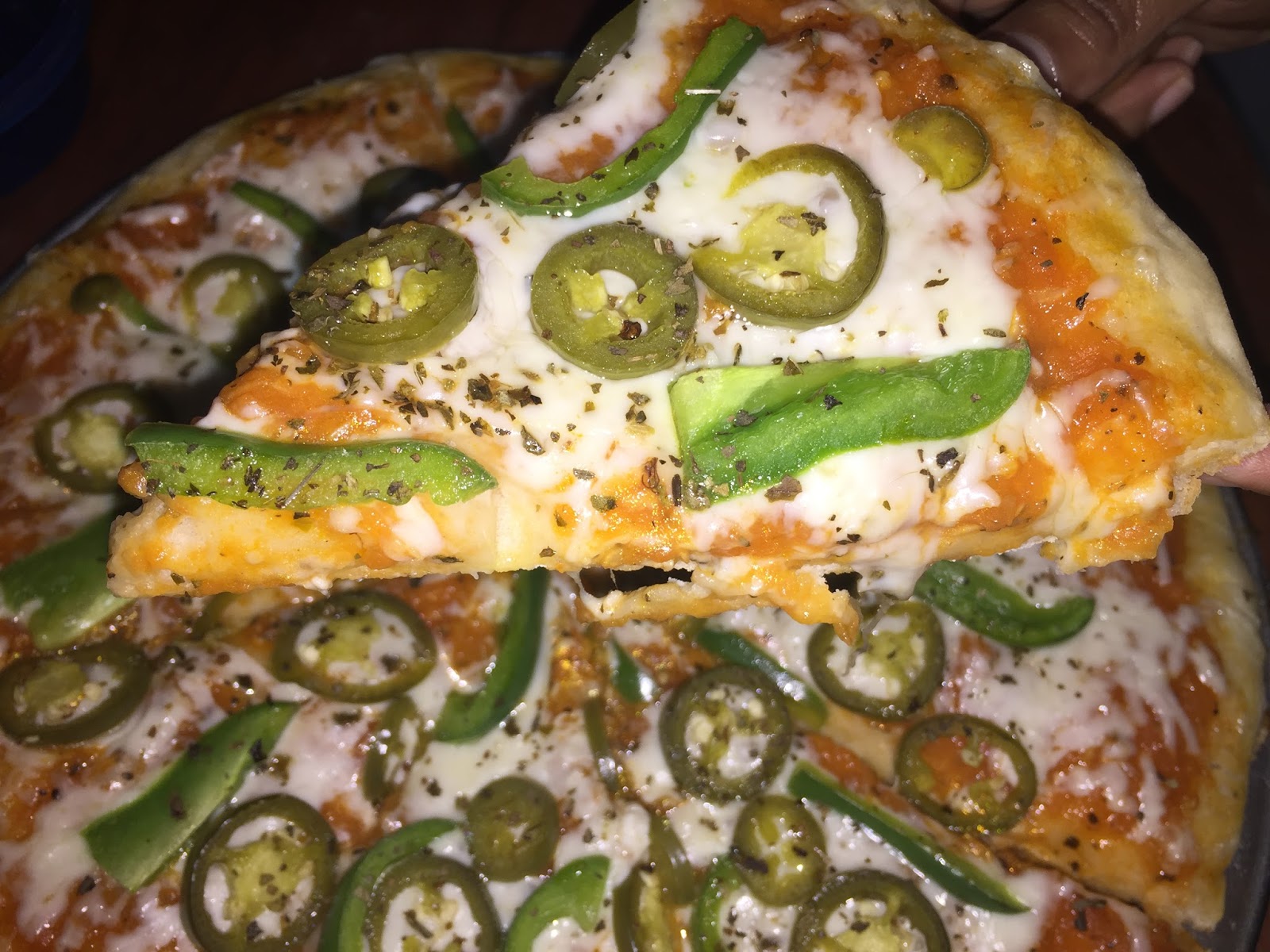 Jalapeno & Capsicum Cheese Pizza / Cheese Pizza / Pepper Cheese Pizza with Homemade Pickled