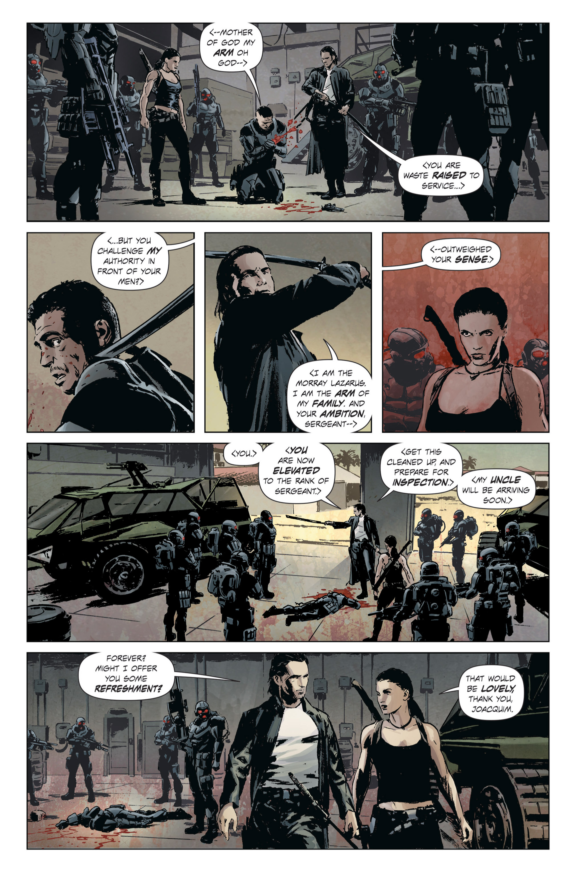 Read online Lazarus (2013) comic -  Issue # _TPB 1 - Family - 57