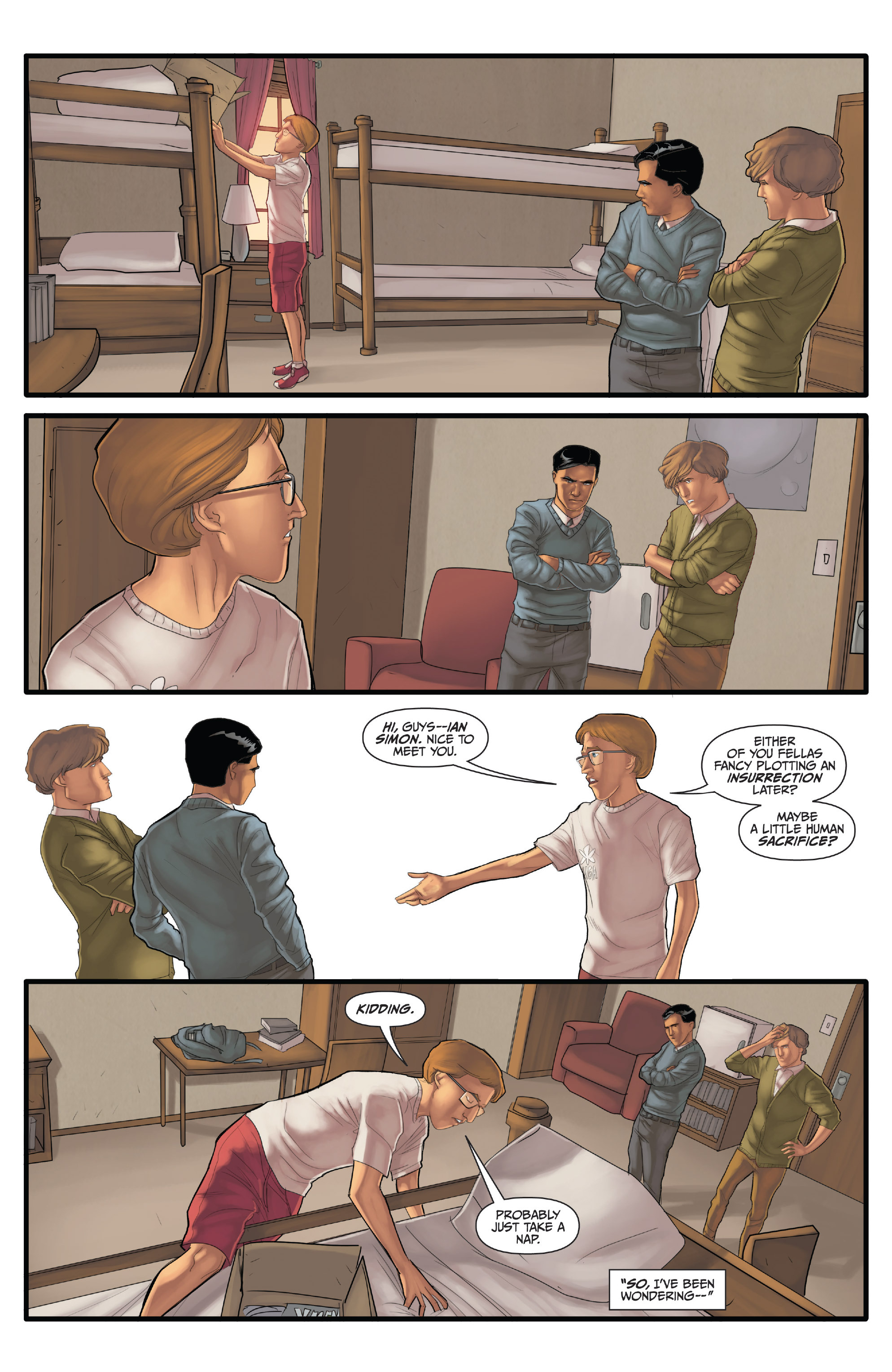 Read online Morning Glories comic -  Issue # _TPB 7 - 35