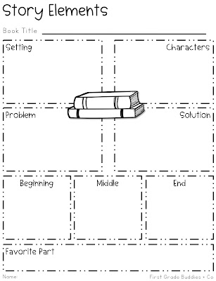graphic organizers for any book first grade buddies
