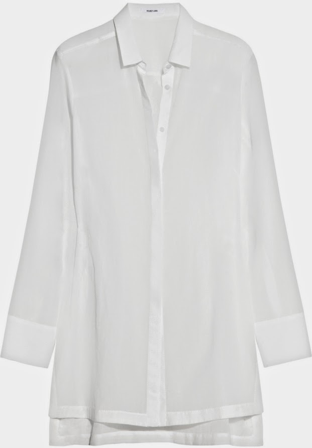 Camisa blanca de Helmut Lang 