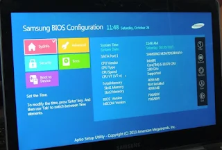 Setting Bios Samsung 275E untuk Booting lewat Flashdisk 