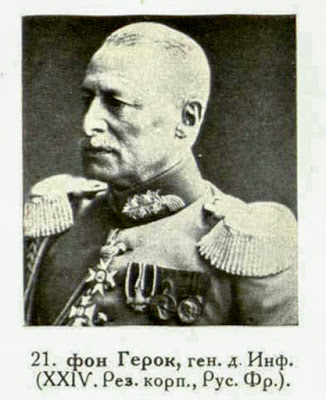 von Gerok, lnf.-Gen. (XXIV-th Res-Corps, bar).