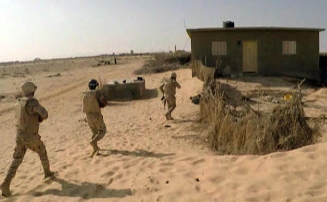 الجيش المصري يعلن قتل تكفيريين الجيش المصري يعلن قتل تكفيريين
