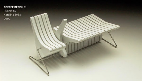 Coffee Bench, a convertible furniture