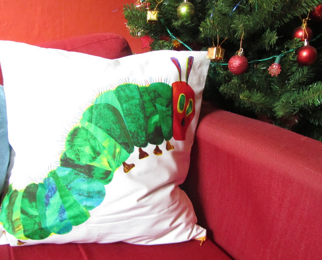 giant caterpillar pillow