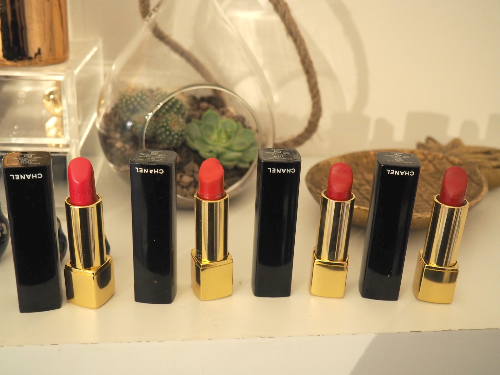 A Chanel lipstick collection  The story of a girl who lives above