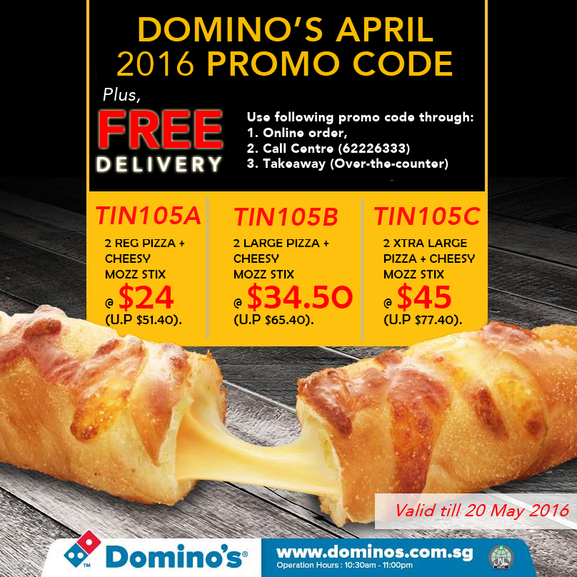 Dominos.com coupon code