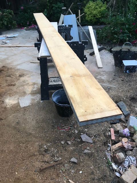 Makeover A Dining Table Made From Scaffold Boards Roses And