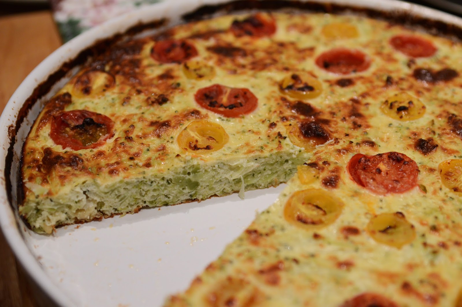 Киш С Рикота, Броколи И Тиквички Ricotta Broccoli Zucchini Quiche