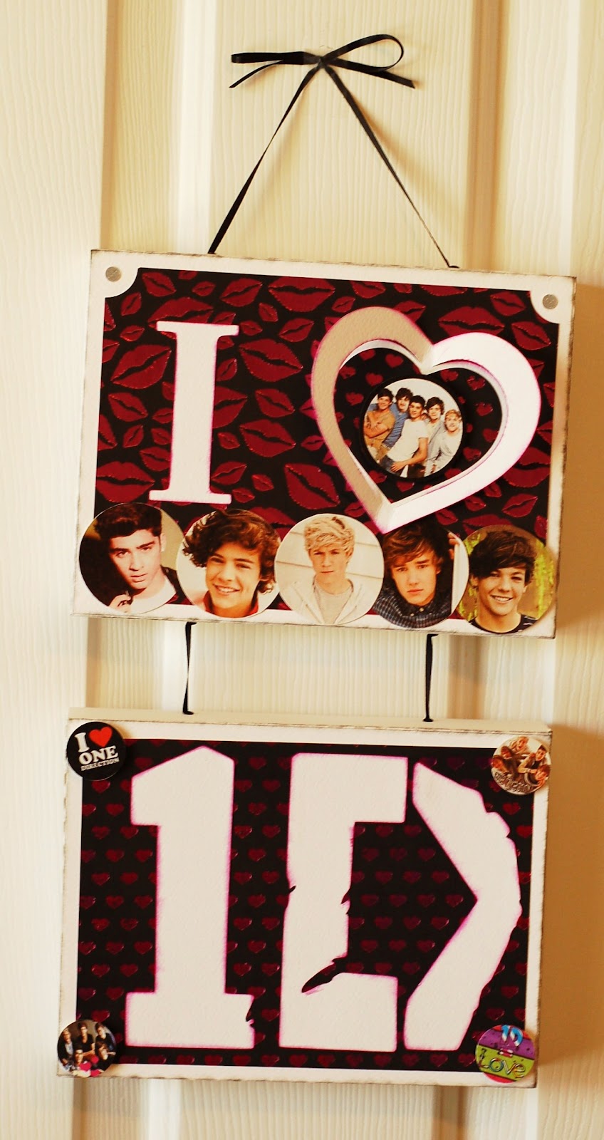 Paper Creations by Kristin One Direction (paper canvas wall hanger)