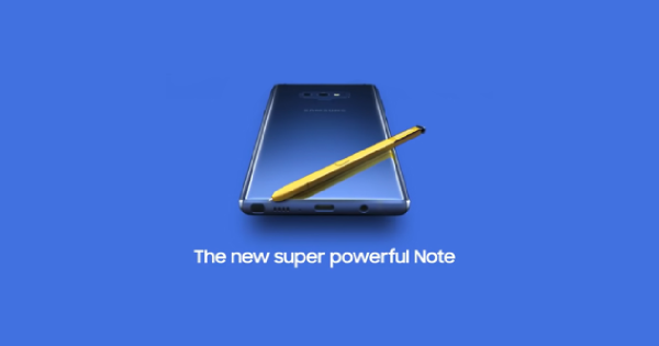 Spesifikasi Samsung Galaxy Note 9