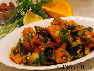 Salata calda de cartofi dulci