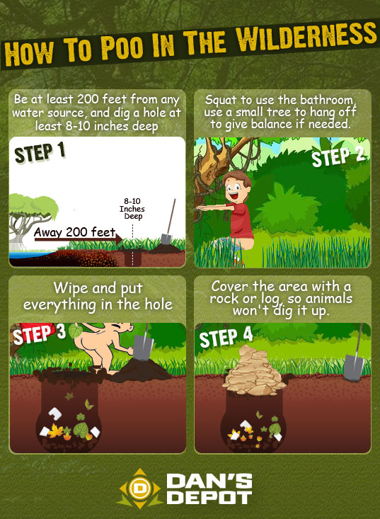 How To Poo In The Wilderness ThePrepperHowTo