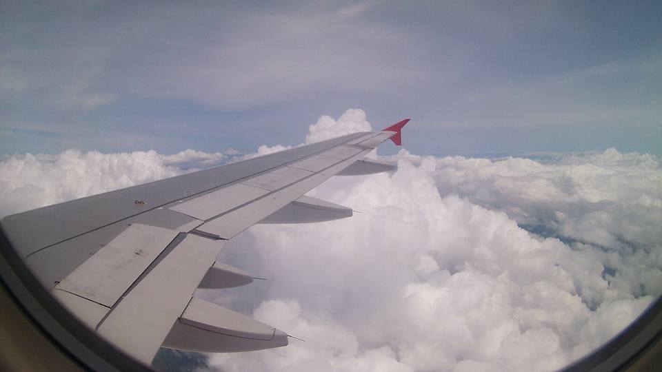 These are still my reflections...: First Airplane Ride