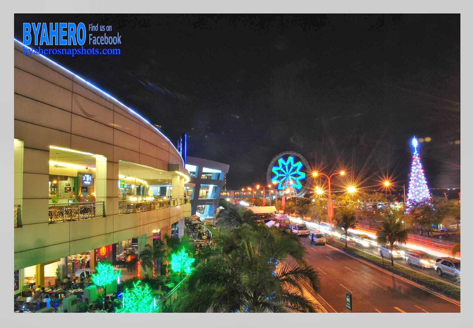 Byahero Christmas display at SM Mall of Asia