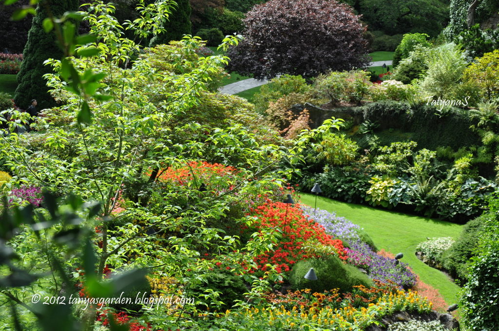 MySecretGarden Garden Tapestry. Six Pictures of the Butchart Gardens