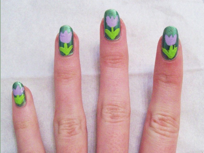 4. Tulip Nail Designs for Short Nails - wide 1