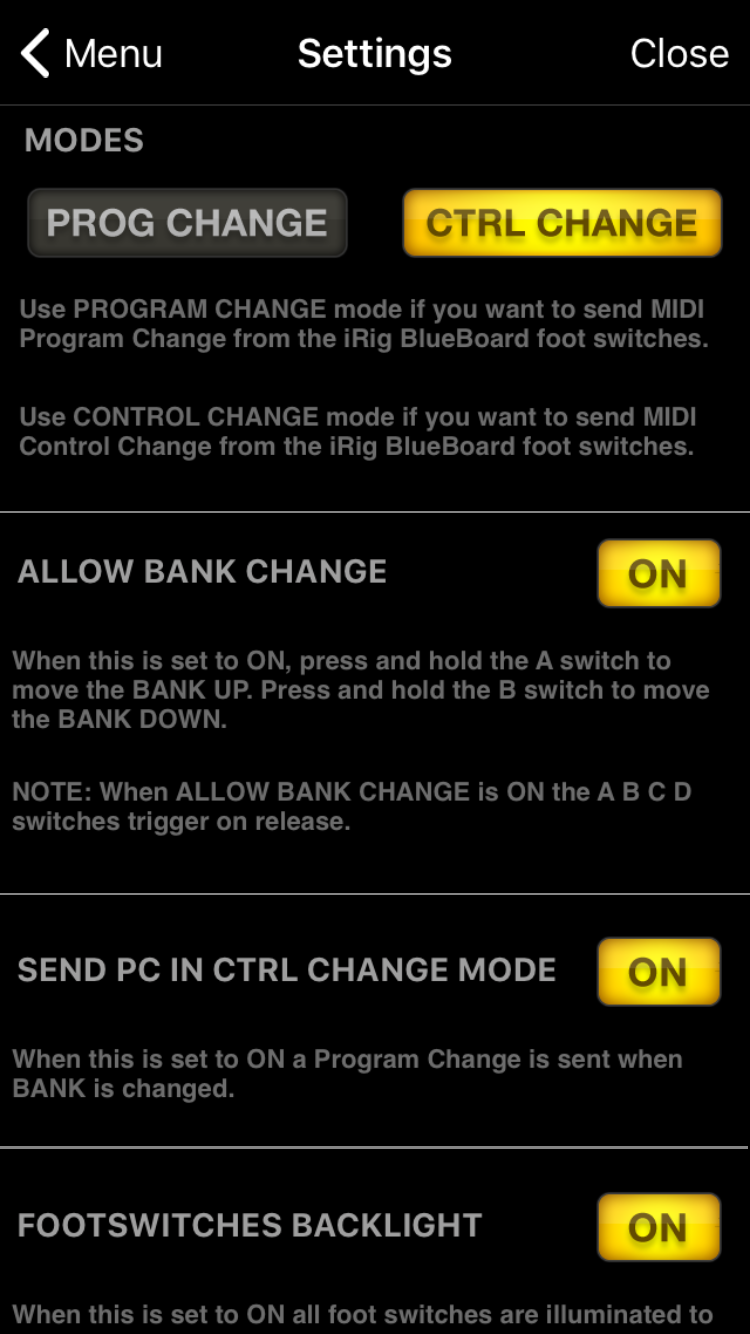 BIAS FX Mobile にフットスイッチとペダルを接続 Bluff Guitar Players