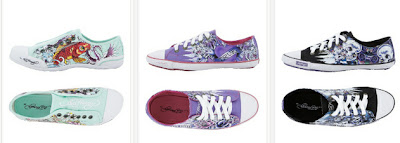 Zapatillas tenis de tela Ed Hardy Zapatillas tenis de tela Ed Hardy