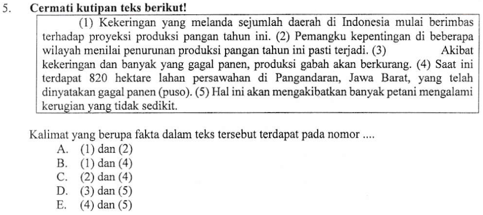 posting Materi UN SMA Kalimat Fakta dan Opini dalam Artikel posting Materi UN SMA Kalimat Fakta dan Opini dalam Artikel