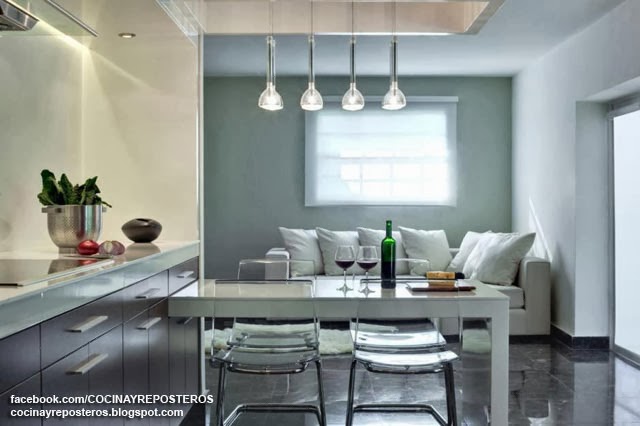 COCINAS CON BARRA : COCINA Y REPOSTEROS: Decoración, fotos y videos de