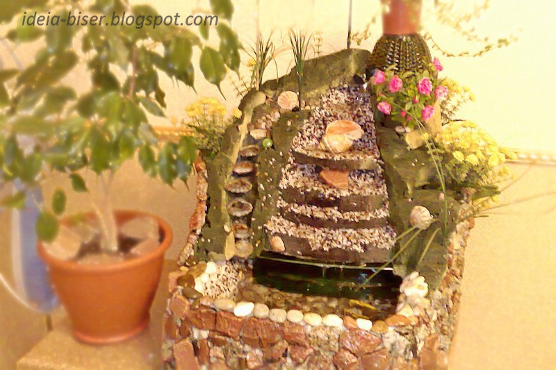 Водопад своими руками из камней пошагово схемы фото