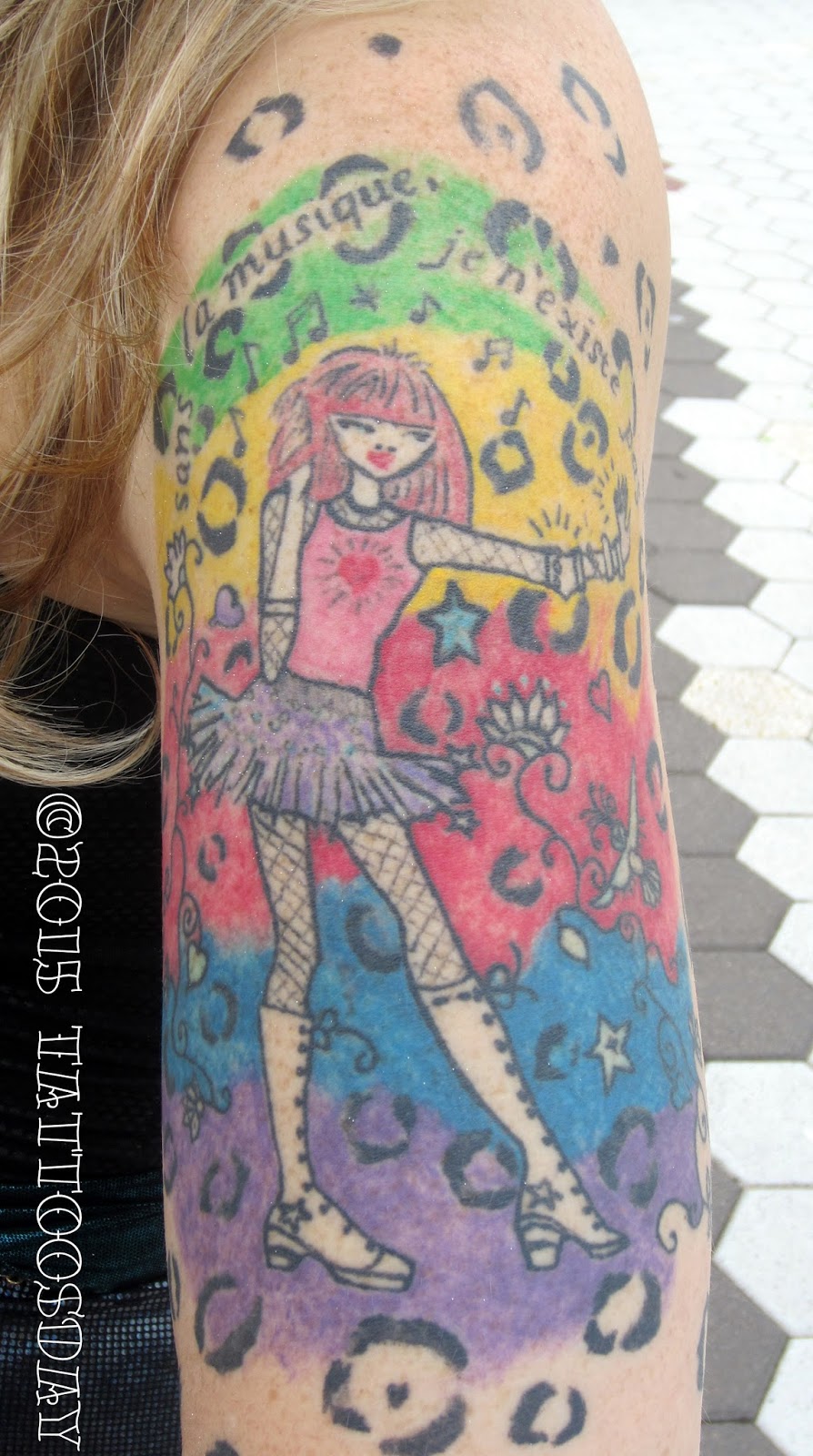 Tattoosday (A Tattoo Blog) A Rendition of Erin, at the Coney Island