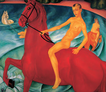 Petrov-Vodkin 'Bathing of the Red Horse' (1912)