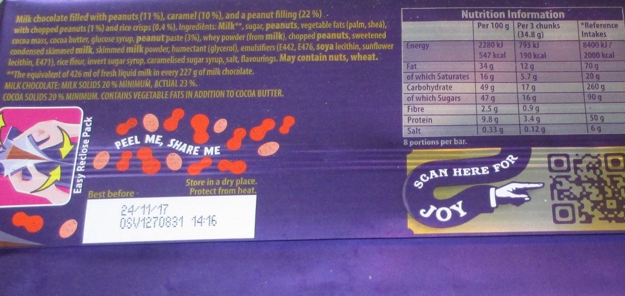 FOODSTUFF FINDS Dairy Milk Big Taste Peanut Caramel Crisp (Morrisons