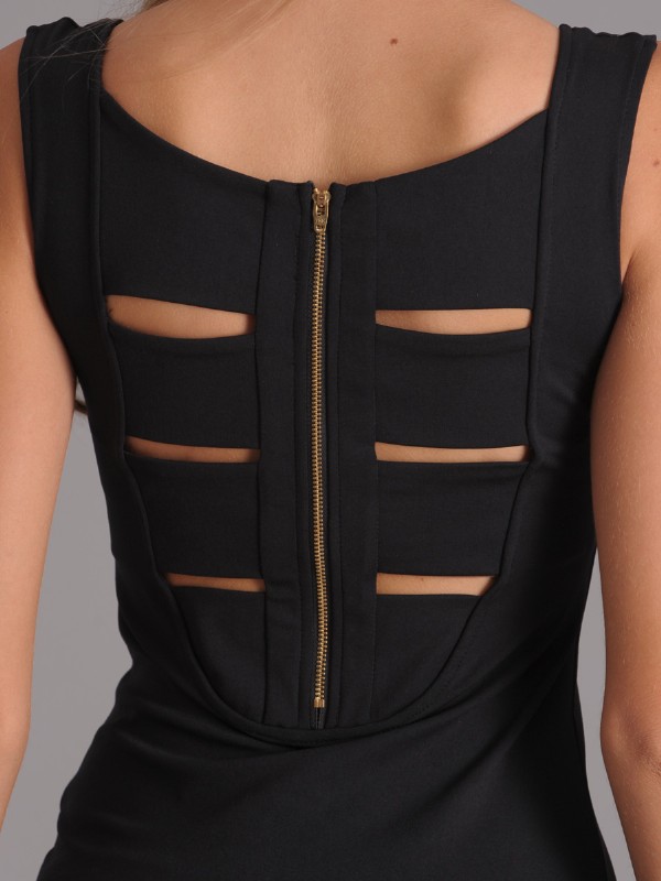 Exposed Zippers dresses