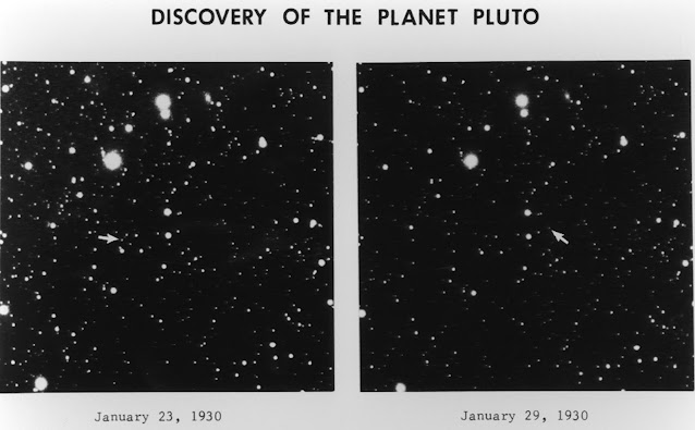 トンボーによる冥王星発見時の写真