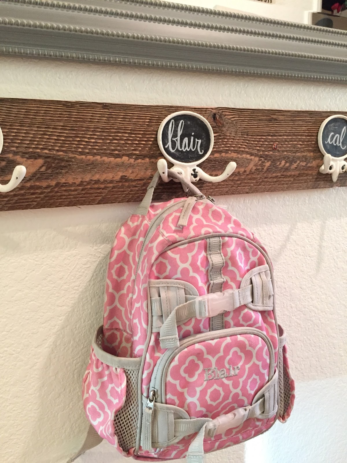 Nat your average girl... DIY Backpack Hooks