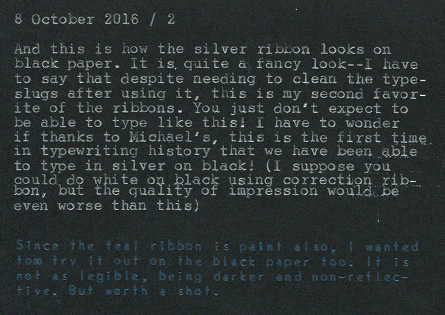 x over it: We R Memory Keepers typewriter ribbons