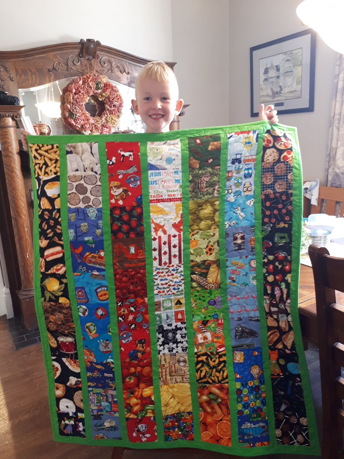 Treadle Quilts Alex's JK quilt
