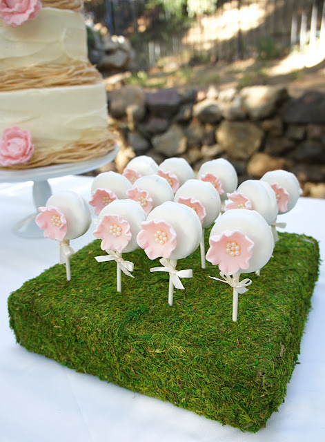 Blush and Ivory Wedding Dessert Table