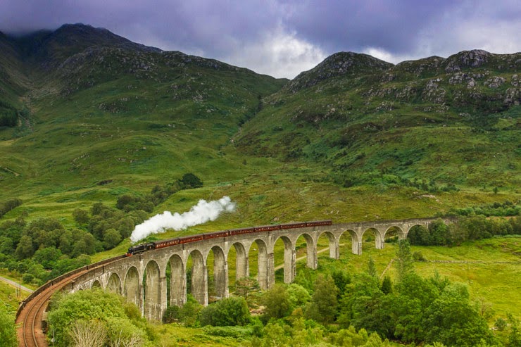 3. The Jacobite, Scottish Highlands, Scotland - Top 10 Scenic Rides