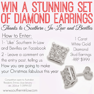 Win a Pair of Diamond Earrings from Bevilles