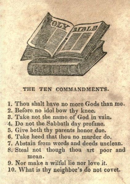 Stand Firm: The Ten Commandments, Old Style