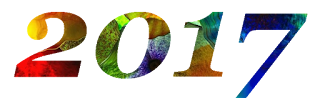 Palavra 2017 cheia de cor png