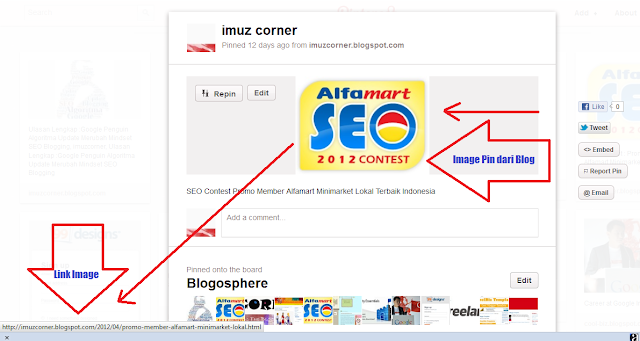 Hasil Pin It dari Blog di Pinterest
