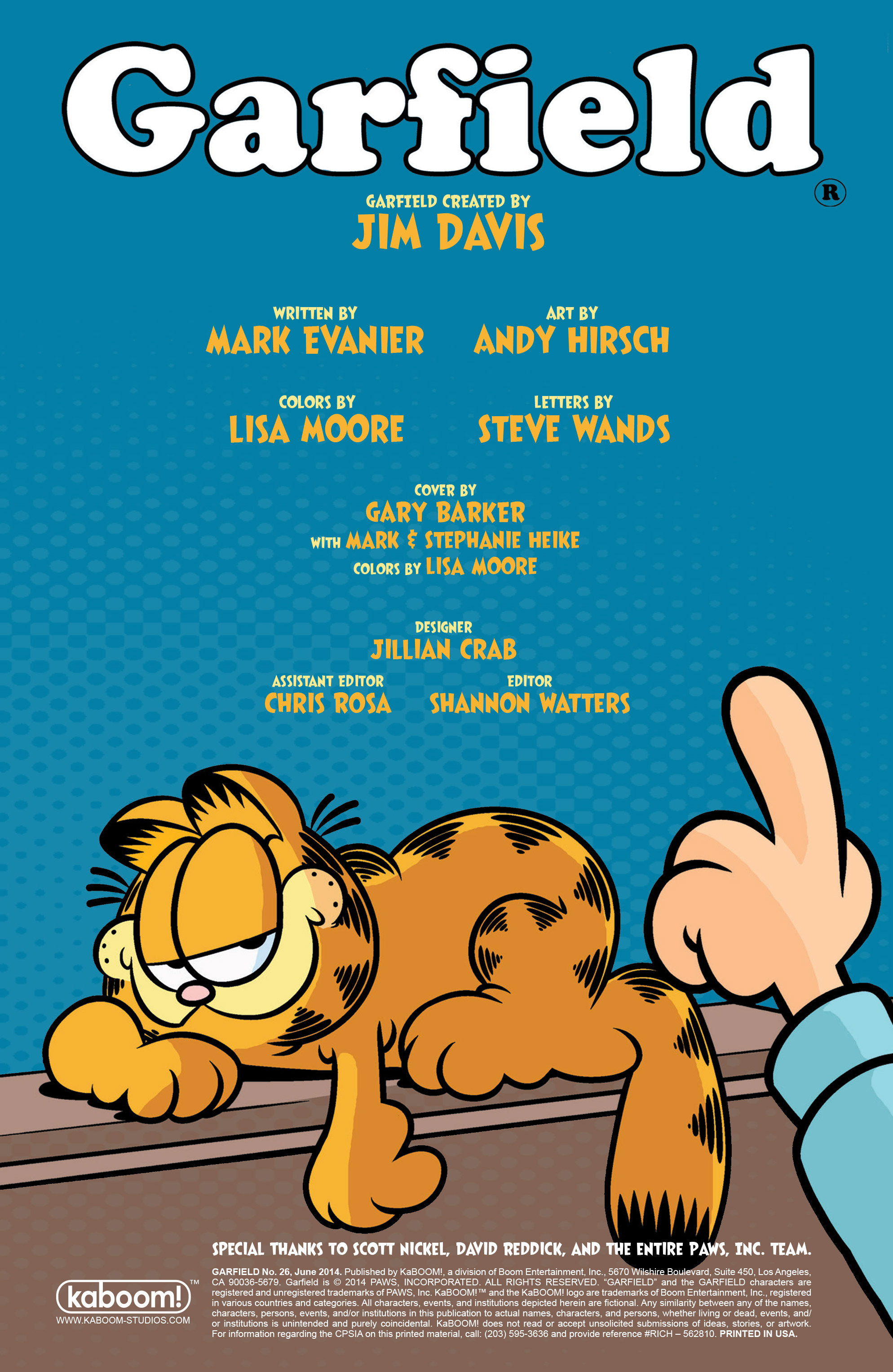Read online Garfield comic -  Issue #26 - 2