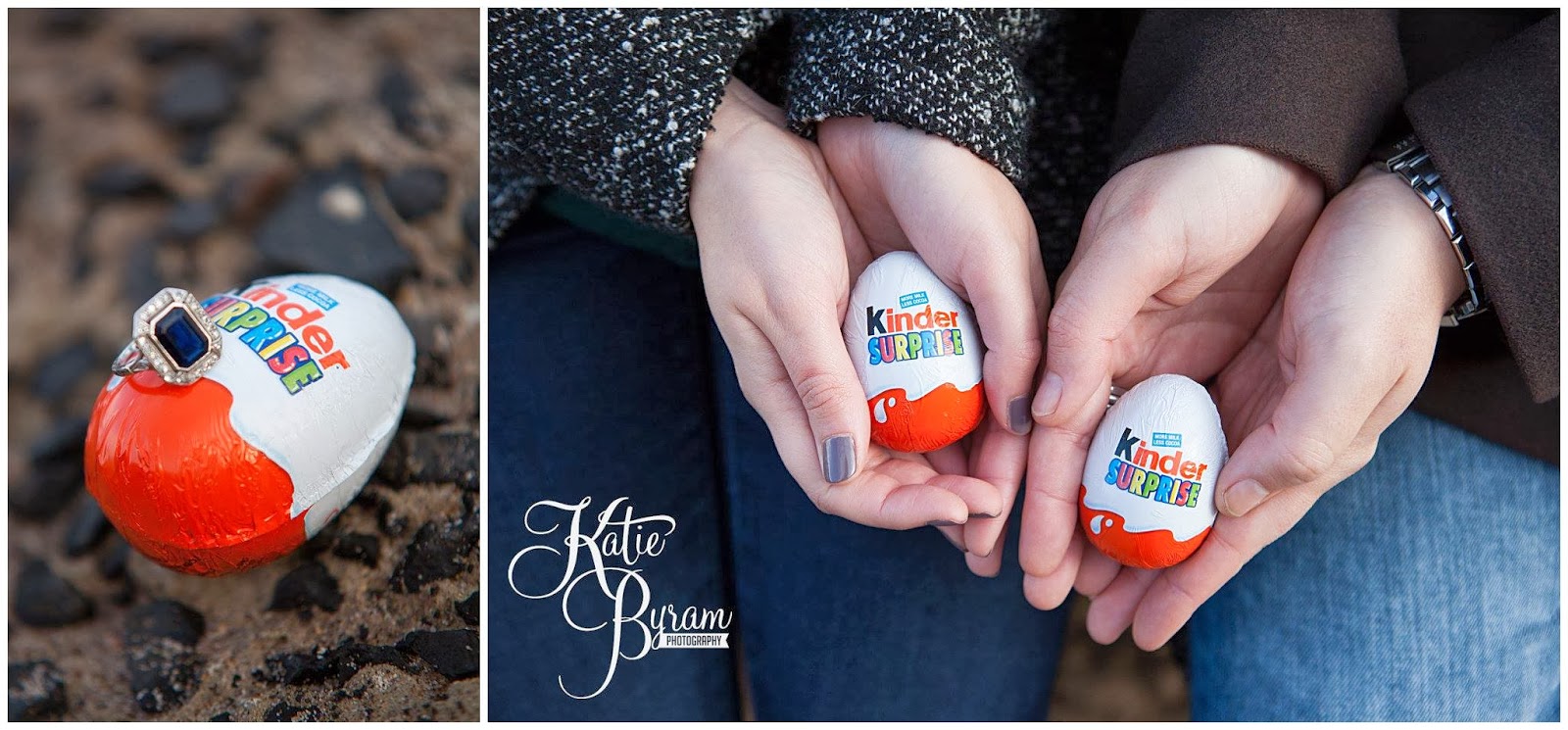 kinder egg engagement, kinder surprise, kinder surprise engagement, warkworth pre-wedding shoot, warkworth, northumberland wedding photographer, northumberland beach, warkworth beach, engagement photos northumberland, katie byram photography, warkworth engagement, warkworth castle, warkworth wedding,
