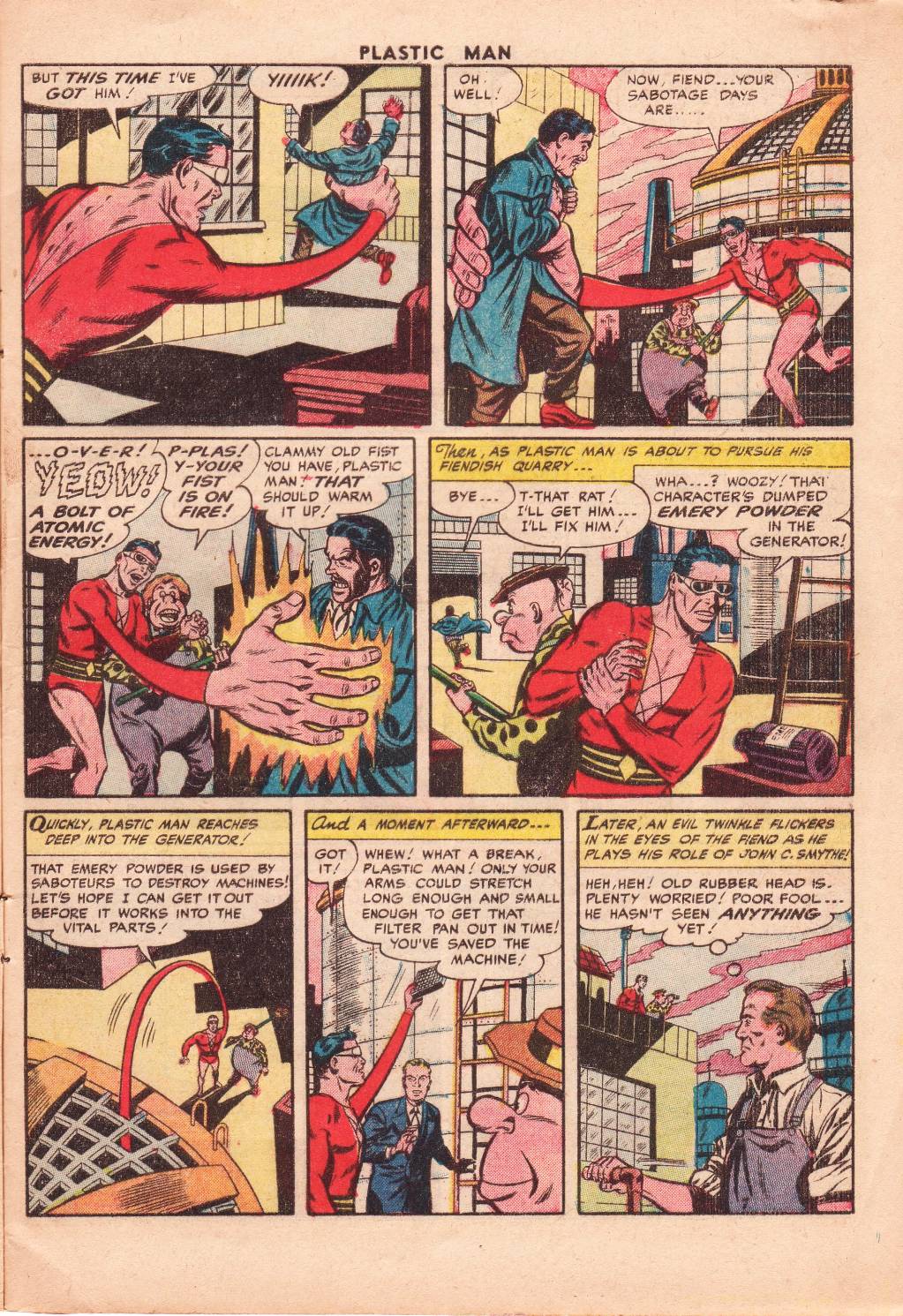 Read online Plastic Man (1943) comic -  Issue #47 - 10