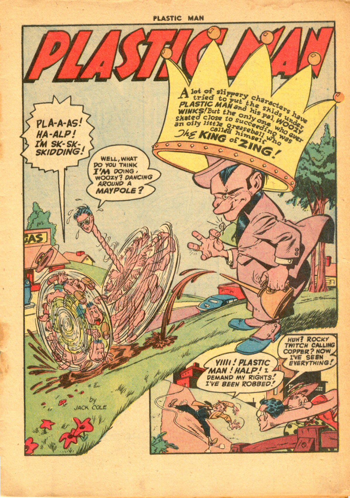 Read online Plastic Man (1943) comic -  Issue #9 - 3
