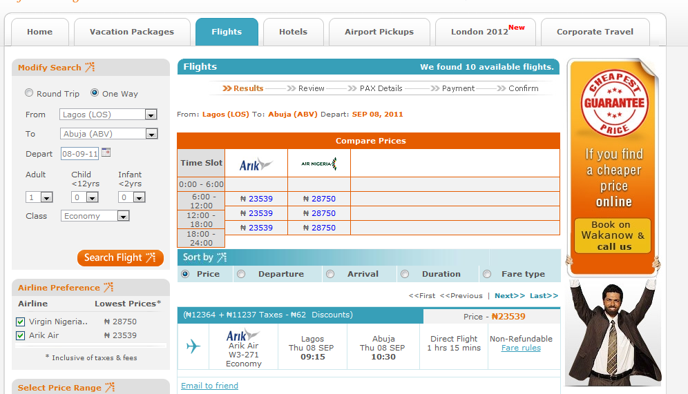 Emmagination Get Cheap Nigerian Airline Flight Bookings Online With