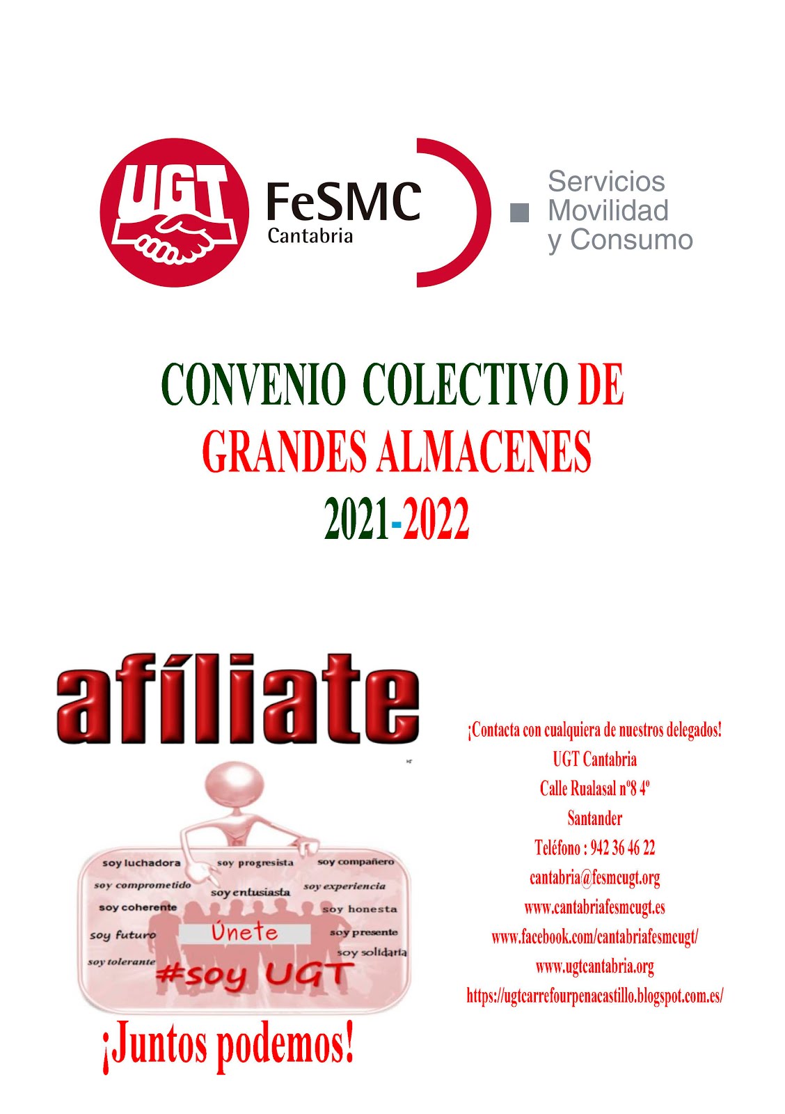 Convenio Colectivo Grandes Almacenes 2021-2022