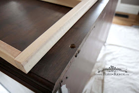 Simple Pine Dresser Diaper Changer Top To Hold Pad, Bliss-Ranch.com