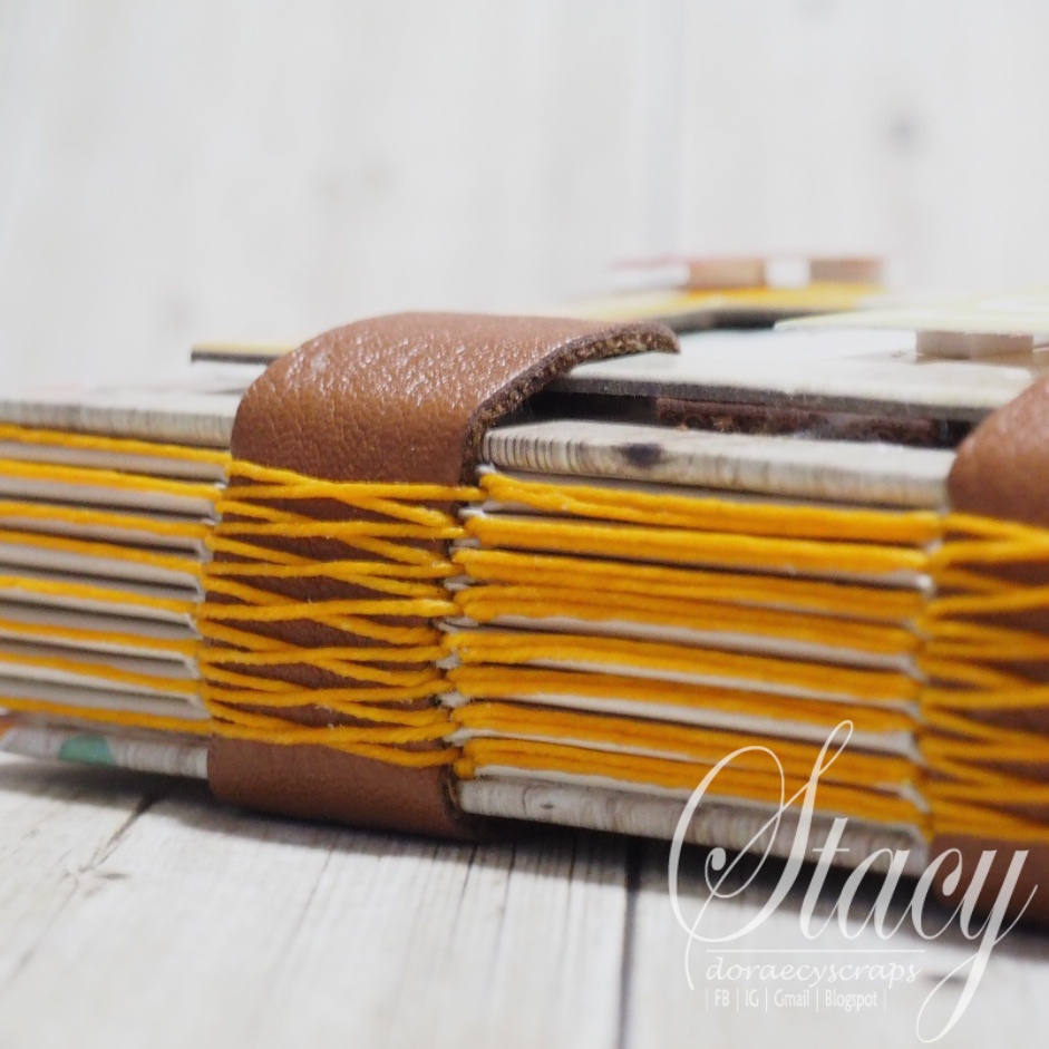 Book Binding Criss Cross & Long Stitch Binding Doraecyscraps