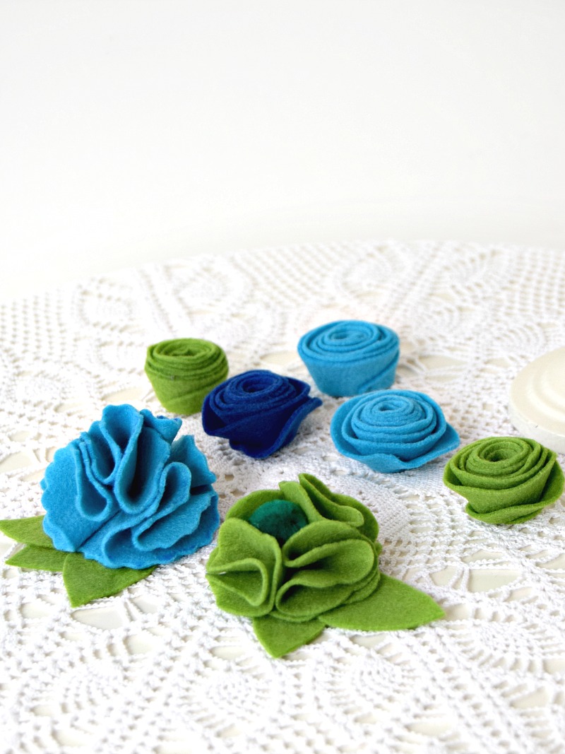 How To Make Folded Felt Flowers AppleGreen Cottage